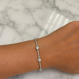 1.35ct Diamond 14K Gold Tennis Bracelet