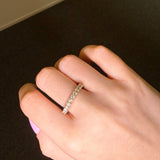 1.29ct Diamond 14K Gold Flexible Eternity Ring