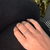 0.14ct Diamond 14K Gold Spiral Ring
