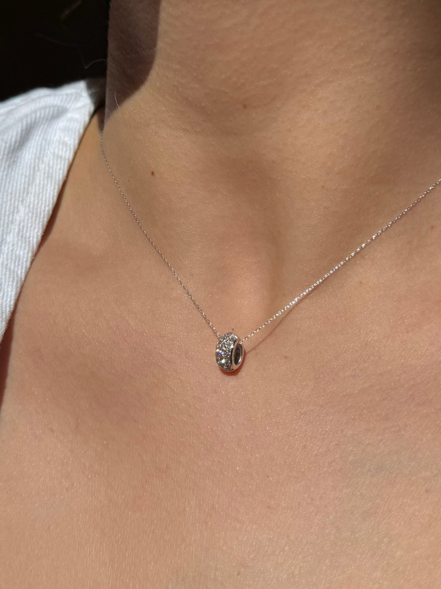 0.20ct Diamond 18K Gold Necklace