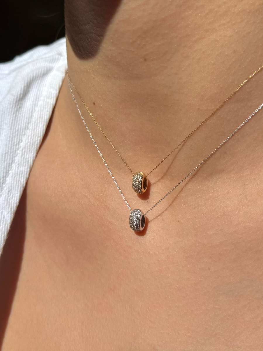 0.20ct Diamond 18K Gold Necklace