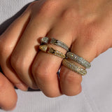 0.66ct Diamond 14K Gold Open Ring