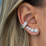 2.55ct Diamond 18K Gold Statement Ear Cuff
