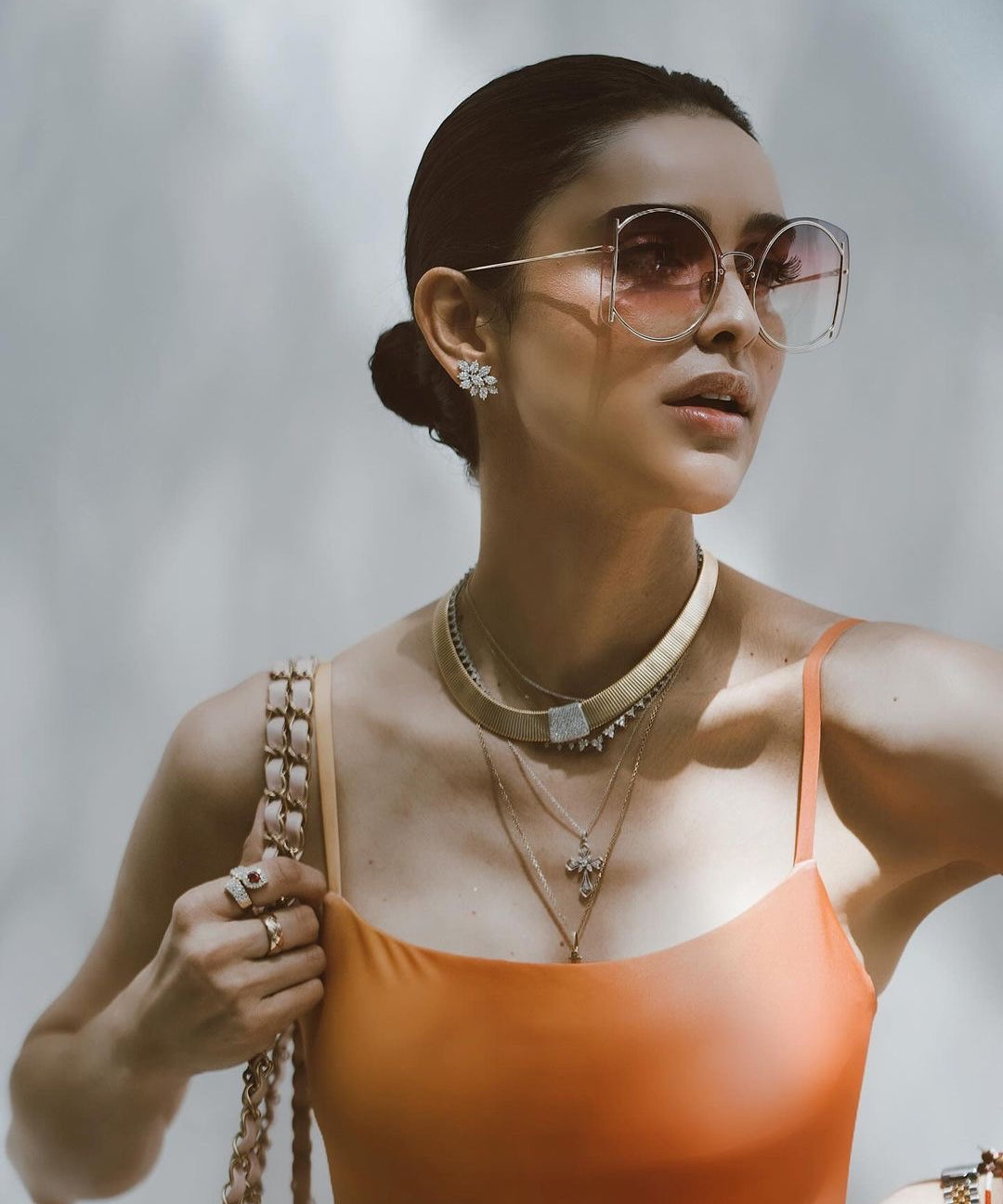 1.07ct Diamond 18K Italian Gold Necklace