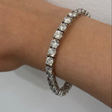 22.00ct Diamond 14K Gold Classic Tennis Bracelet