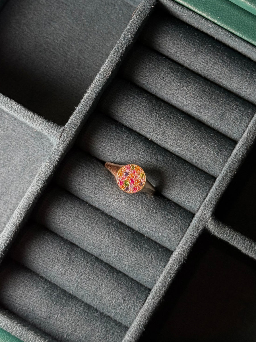1.62ct Diamond and Citrine 14K Gold Ring