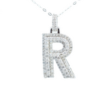 1.75ct Diamond 18K Gold Pendant Chain Necklace