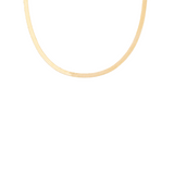 14K Gold 1,5mm Herringbone Chain Necklace