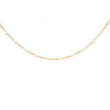 3mm Freshwater Pearl 14K Gold 24'' Long Necklace