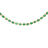 11.95ct Emerald 14K Gold Necklace