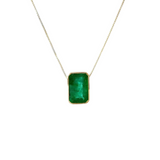 1.05ct Emerald 18K Gold Necklaces
