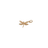 14K Gold Dragonfly Pendant