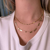 Mini Multi Hearts 14K Gold Necklace