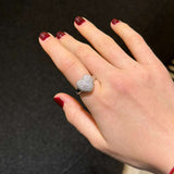 1.00ct Diamond 18K Gold Heart Ring