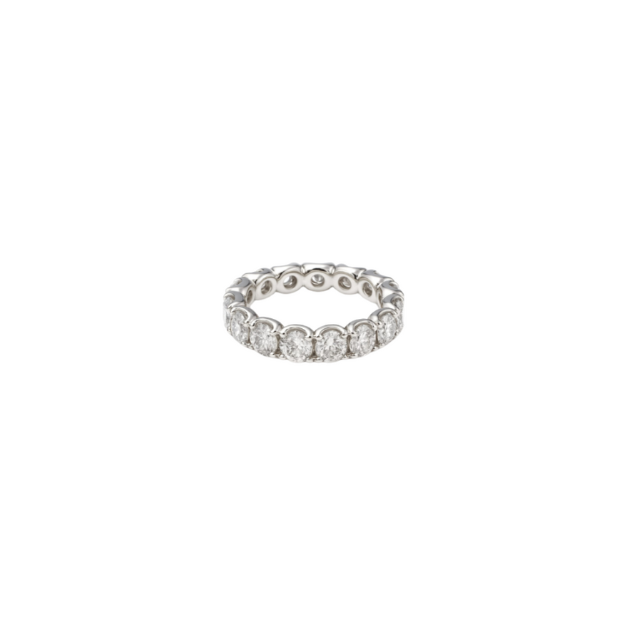 4.31ct Diamond 18K Gold Eternity Ring