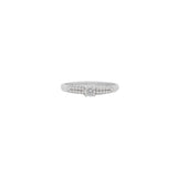 0.27ct Diamond 18K Gold Solitaire Ring