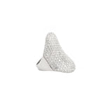 5.20ct Diamond 18K Gold Pave Dome Ring