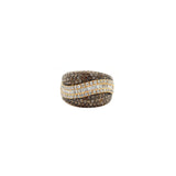 2.60ct Diamond 18K Gold Dome Ring