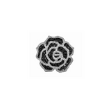 2.00ct Diamond 18K Gold Rose Statement Ring