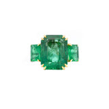 15.75ct Zambia Emerald 18K Gold Cocktail Ring