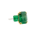 15.75ct Zambia Emerald 18K Gold Cocktail Ring