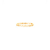 14K Gold Infinity Symbol Band Ring