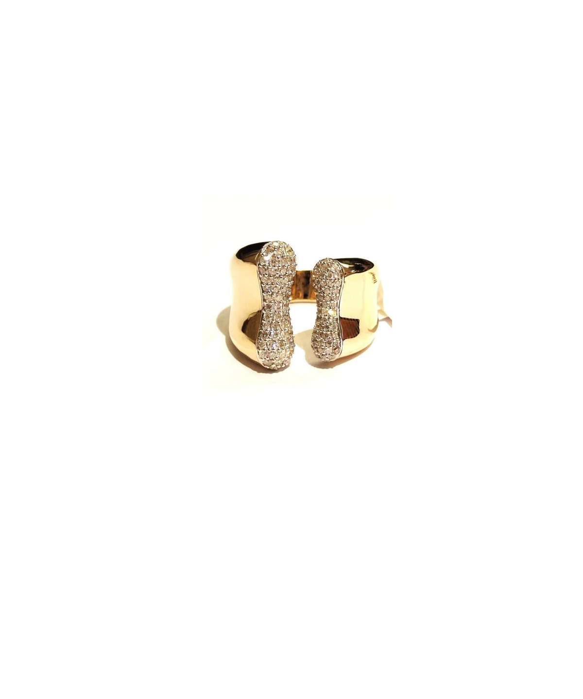 0.9ct Diamond 14K Gold Open Ring