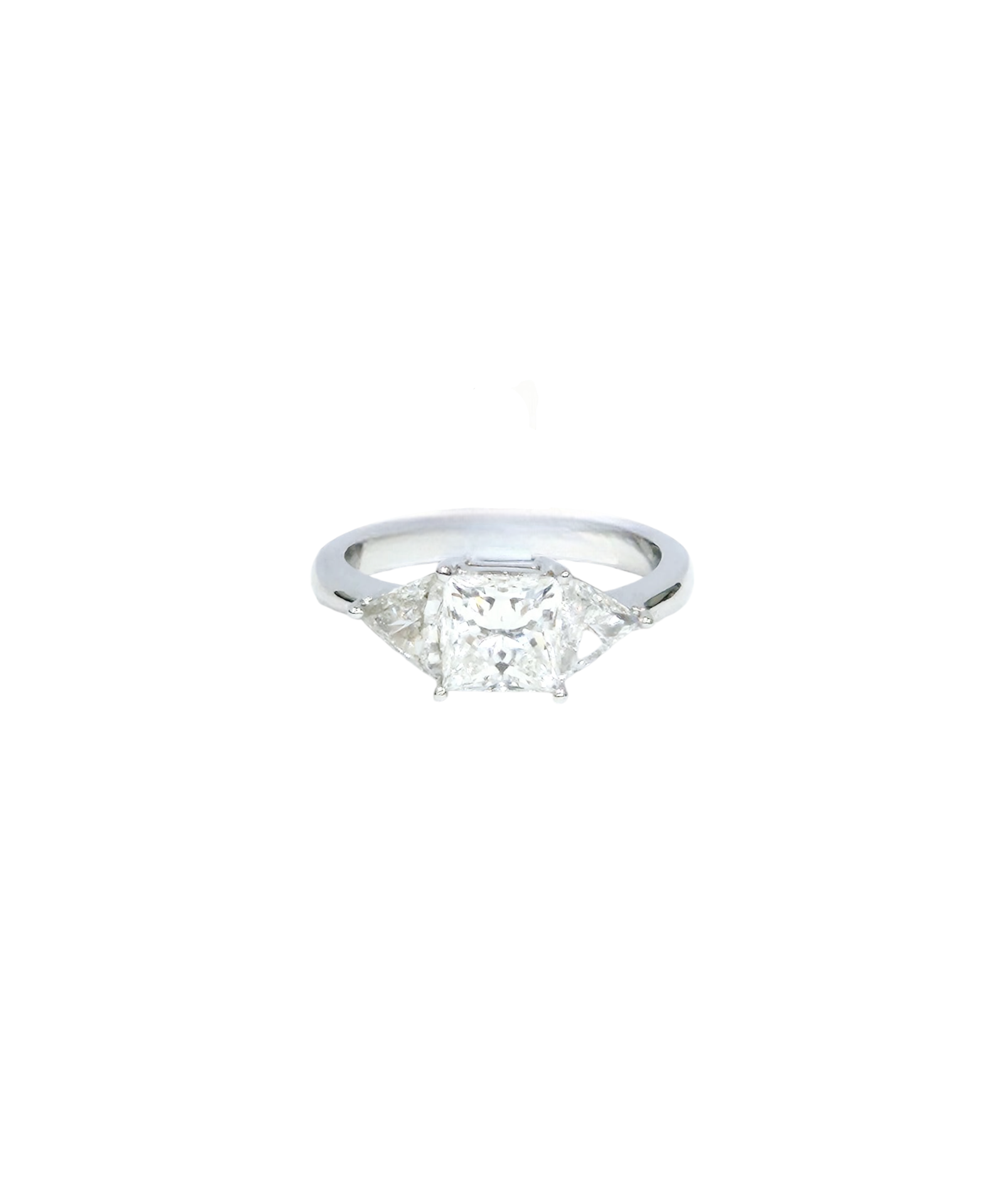 GIA 2.23ct Diamond 18K Gold Statement Ring