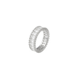 4.50ct Diamond 18K Gold Cut Eternity Ring