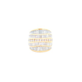5.02ct Diamond 18K Gold Statement Cocktail Ring