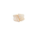3.42ct Diamond 18K Gold Pave Ring