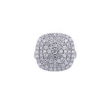 2.0ct Diamond 14K Gold Cluster Ring