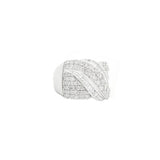 2.0ct Diamond 14K Gold Crossover Ring
