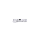 1.0ct Diamond 14K Gold Crossover Ring