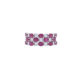 3.58ct Ruby Diamond 14K Ring