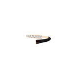 0.43ct Diamond 14K Gold Enamel Bypass Ring