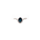 1.10ct Diamond 18K Gold Solitaire Ring