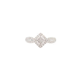 0.35ct Diamond 18K Gold Dainty Ring