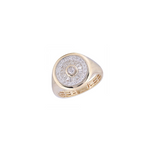 0.64ct Diamond 14K Gold Statement Cluster Ring