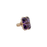 20.418ct Amethyst Diamond 18K Ring