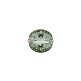 13.15ct Green Amethyst Tsavorita 18K Gold Ring