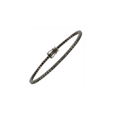 2.26ct Black Diamond 18K Gold Tennis Bracelet