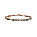 4.10ct Diamond 18K Gold Tennis Bracelet