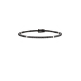 2.0ct Black Diamond 18K Gold Tennis Bracelet