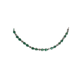 7.60ct Emerald Diamond 18K Gold Tennis Bracelet