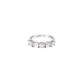 1.90ct White Sapphire 14K Gold Half Eternity Ring