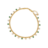 0.94ct Emerald Diamond 14K Gold Bezel Bracelet