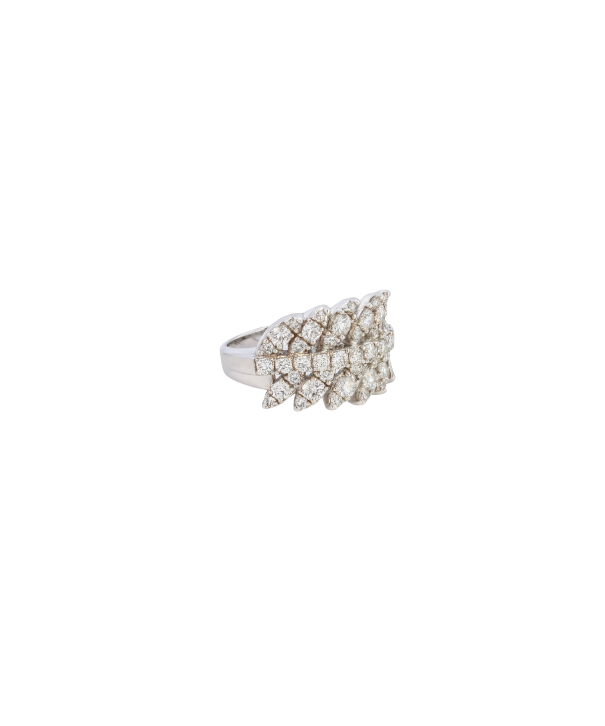 1.88ct Diamond 14K Gold Statement Eternity Ring