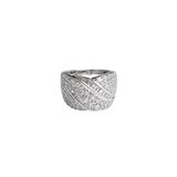 2.00ct Diamond 14K Gold Crossover Ring