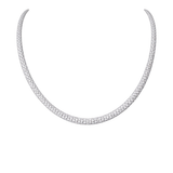 17.30ct Diamond 18K Gold Rope Necklace
